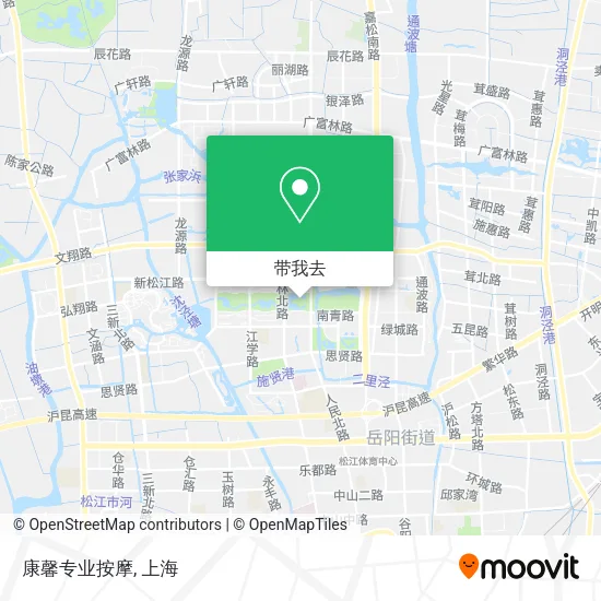 康馨专业按摩地图