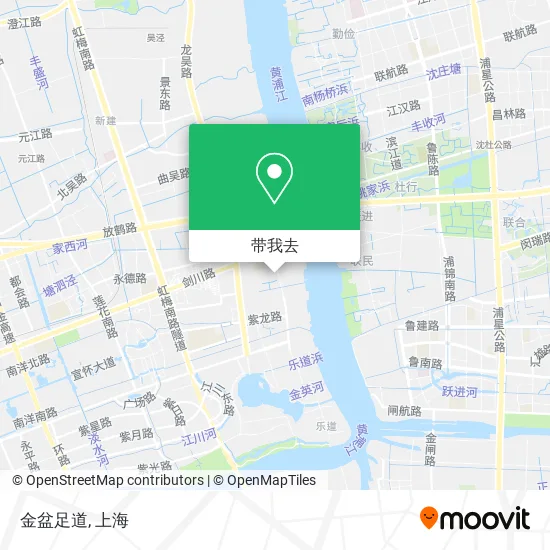 金盆足道地图