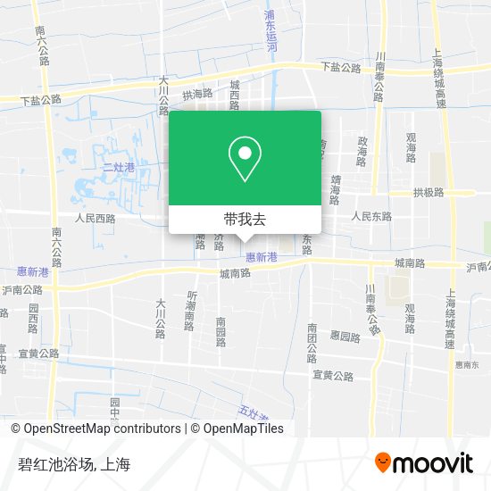 碧红池浴场地图