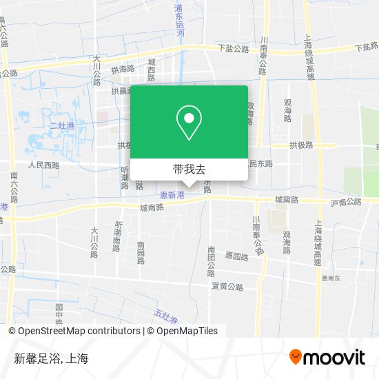 新馨足浴地图