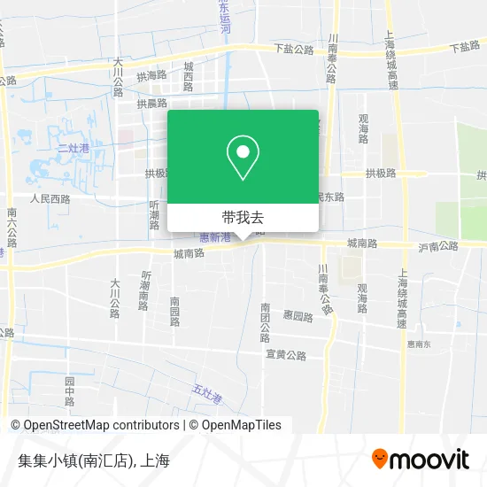 集集小镇(南汇店)地图