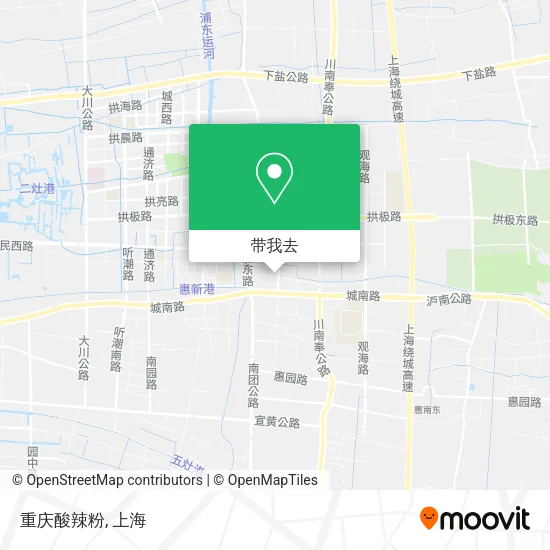 重庆酸辣粉地图