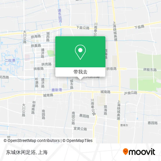 东城休闲足浴地图