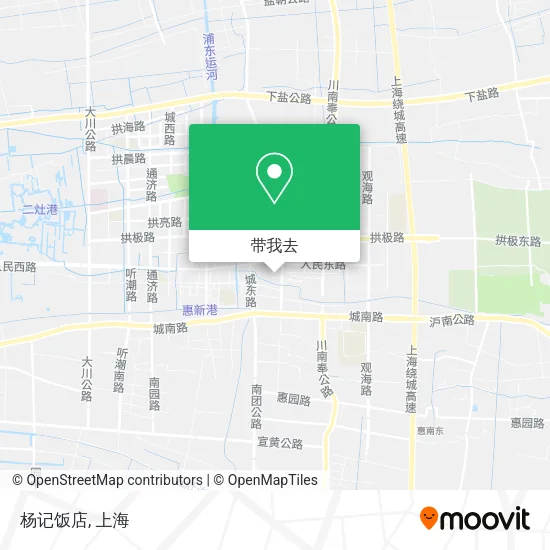 杨记饭店地图