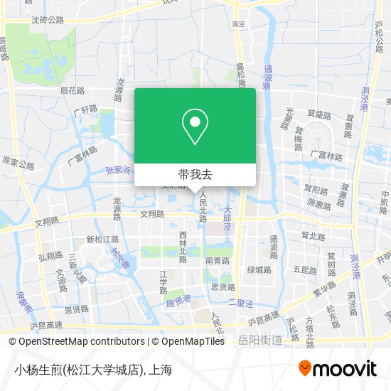 小杨生煎(松江大学城店)地图