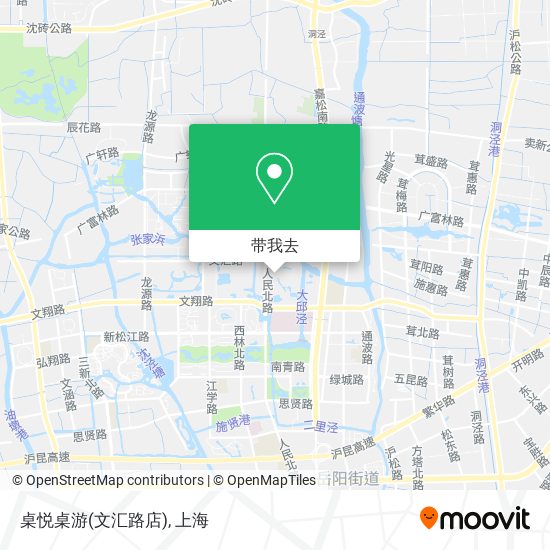 桌悦桌游(文汇路店)地图