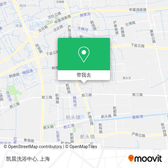 凯晨洗浴中心地图