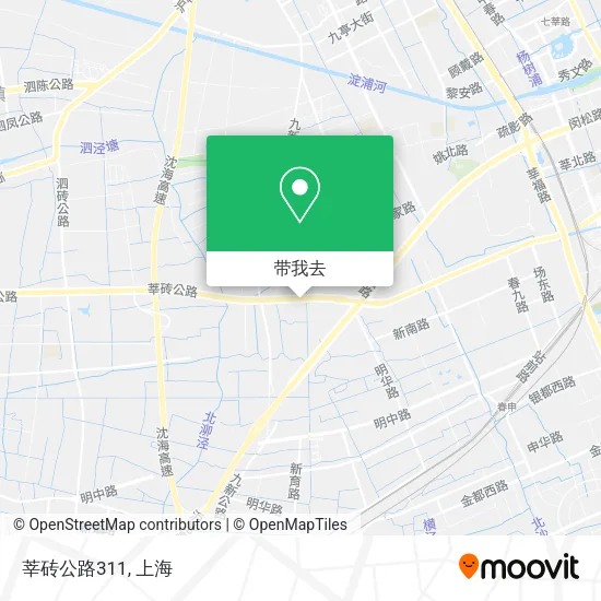 莘砖公路311地图