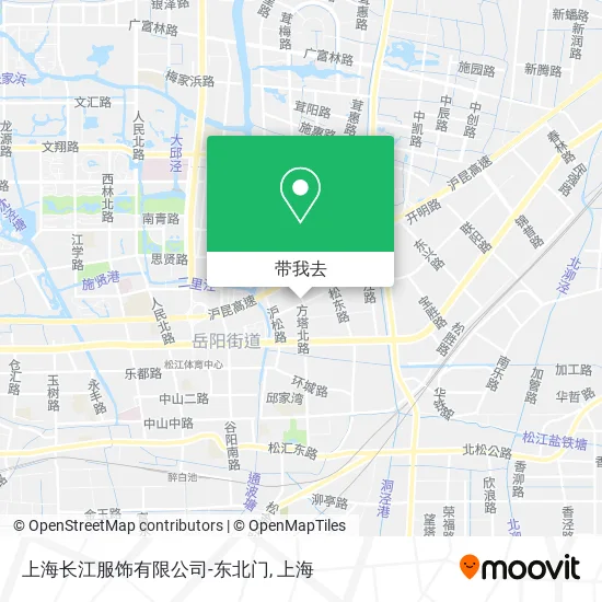 上海长江服饰有限公司-东北门地图