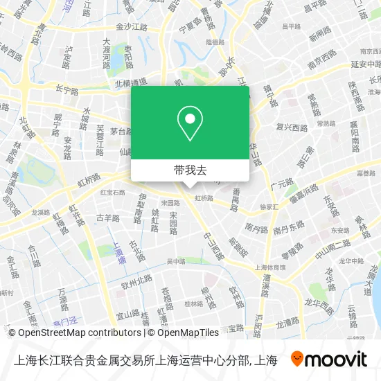 上海长江联合贵金属交易所上海运营中心分部地图