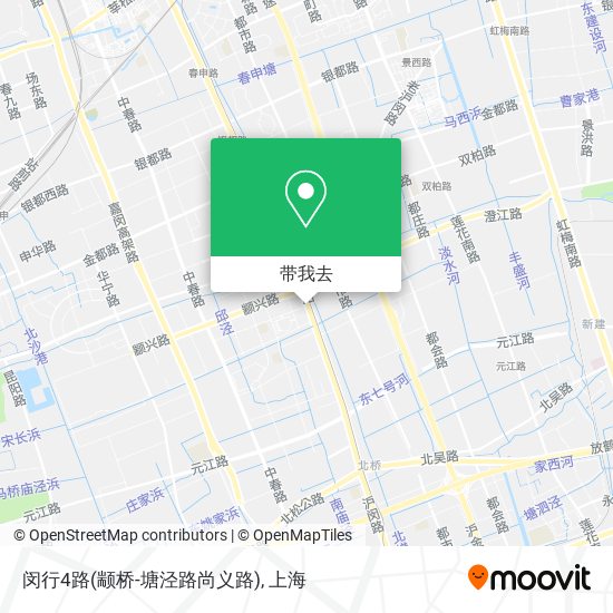 闵行4路(颛桥-塘泾路尚义路)地图