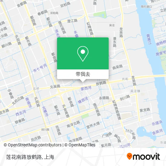 莲花南路放鹤路地图
