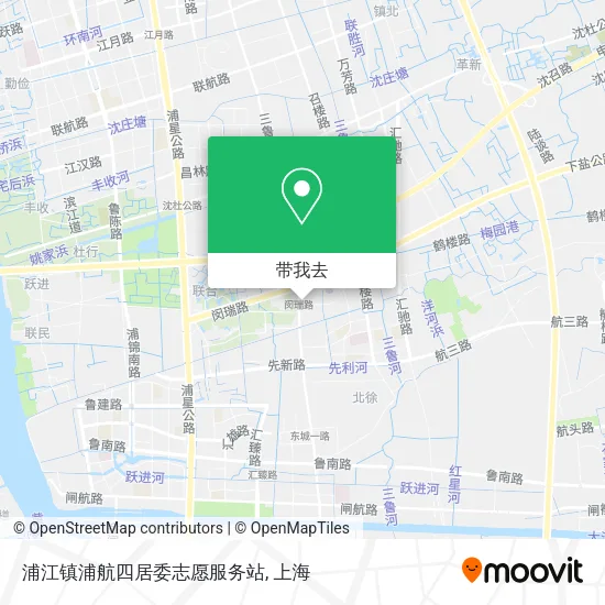 浦江镇浦航四居委志愿服务站地图