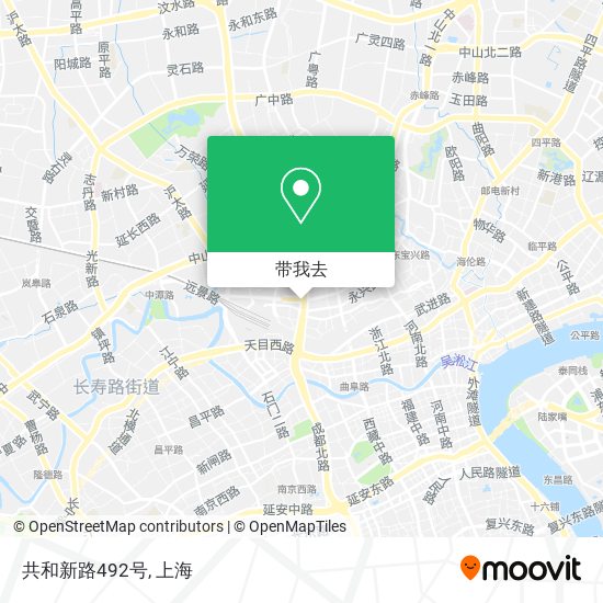 共和新路492号地图