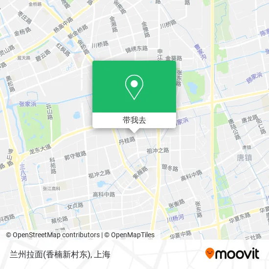 兰州拉面(香楠新村东)地图