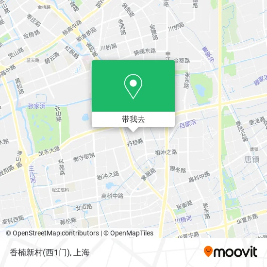 香楠新村(西1门)地图