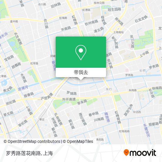 罗秀路莲花南路地图