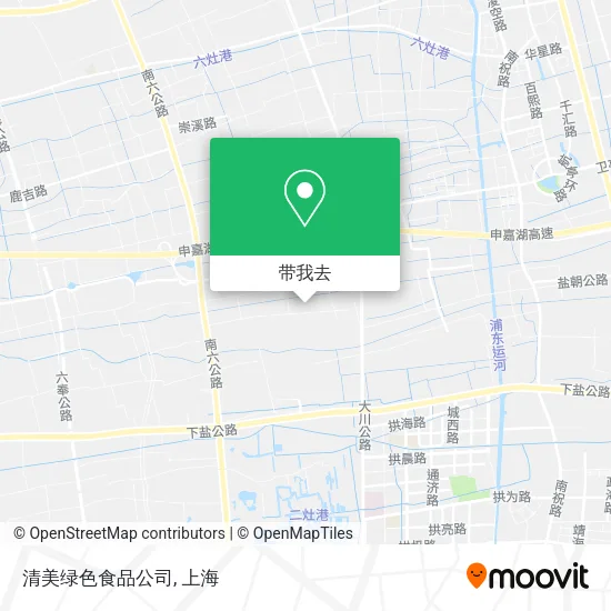 清美绿色食品公司地图
