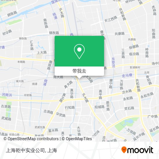 上海乾中实业公司地图