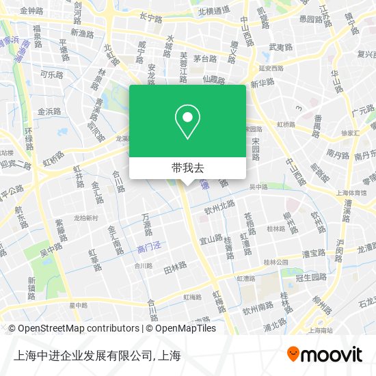 上海中进企业发展有限公司地图