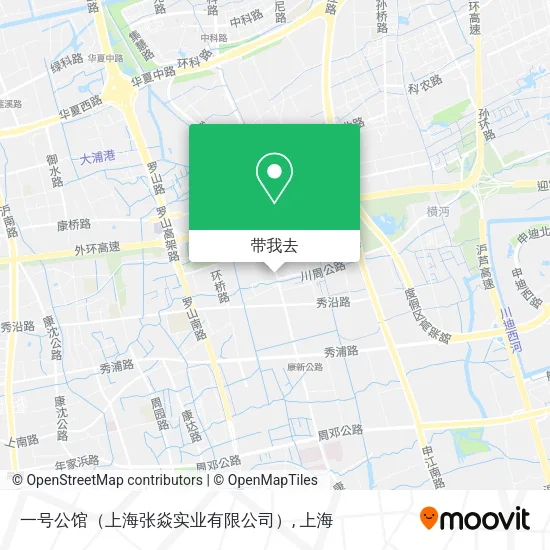 一号公馆（上海张焱实业有限公司）地图