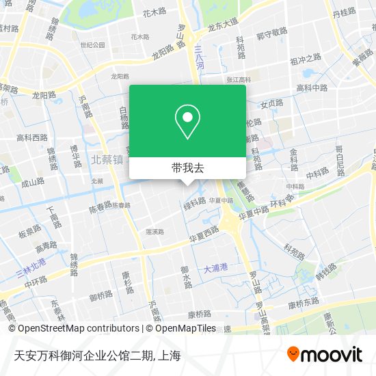 天安万科御河企业公馆二期地图