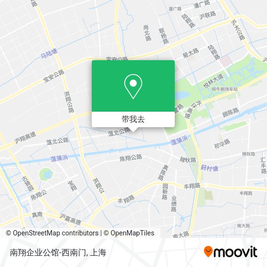 南翔企业公馆-西南门地图