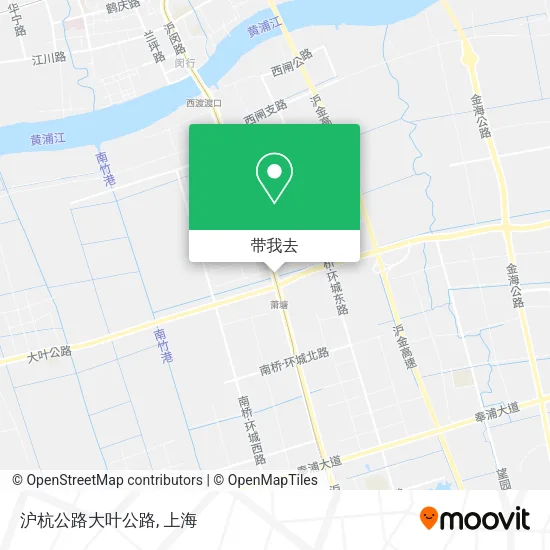 沪杭公路大叶公路地图
