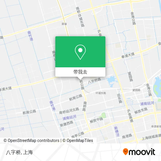 八字桥地图