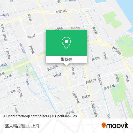 盛大精品鞋业地图