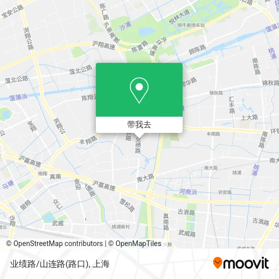 业绩路/山连路(路口)地图