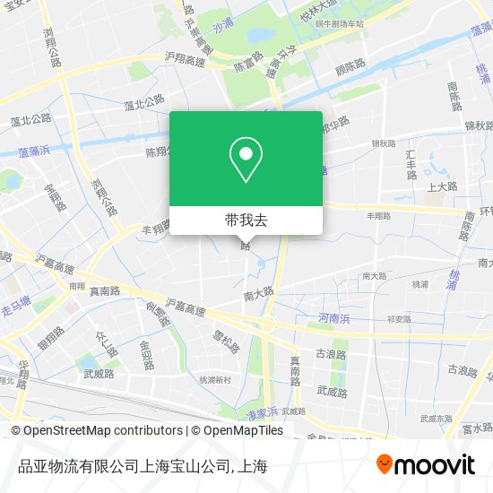 品亚物流有限公司上海宝山公司地图