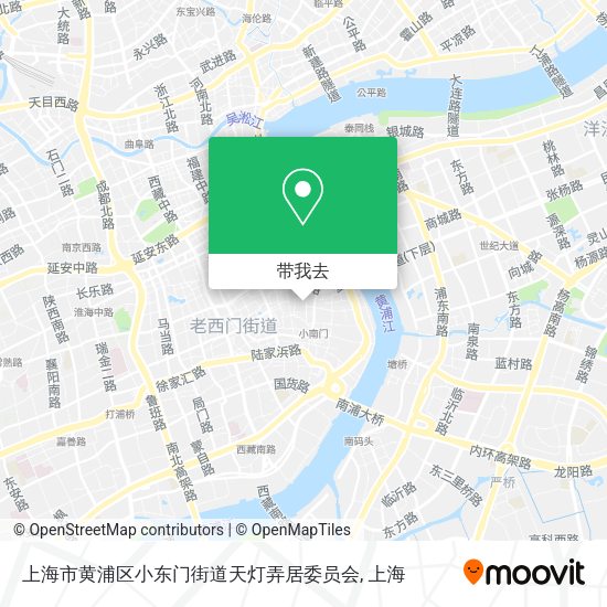 上海市黄浦区小东门街道天灯弄居委员会地图