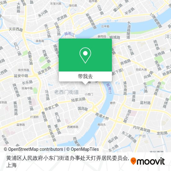 黄浦区人民政府小东门街道办事处天灯弄居民委员会地图