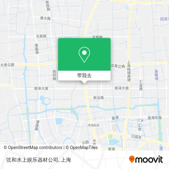 弦和水上娱乐器材公司地图