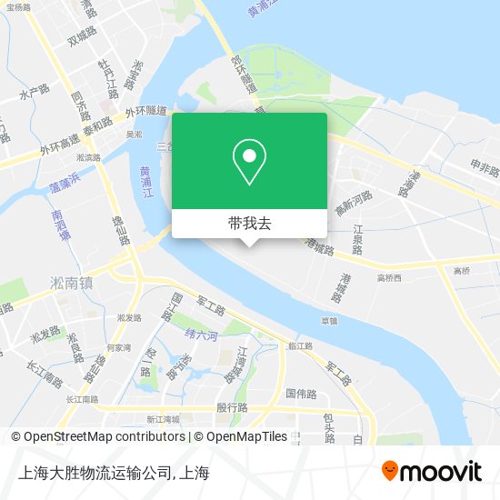 上海大胜物流运输公司地图