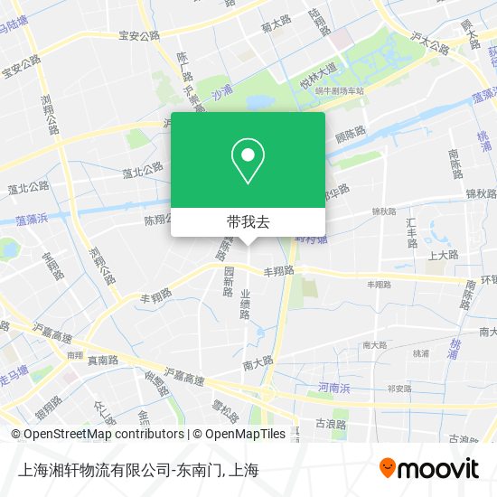 上海湘轩物流有限公司-东南门地图