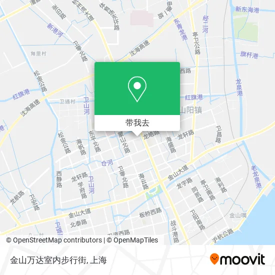 金山万达室内步行街地图