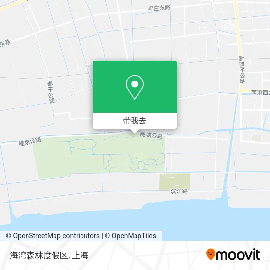 海湾森林度假区地图