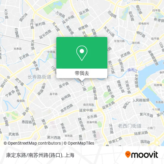 康定东路/南苏州路(路口)地图