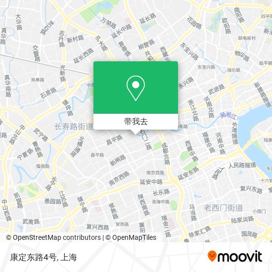 康定东路4号地图