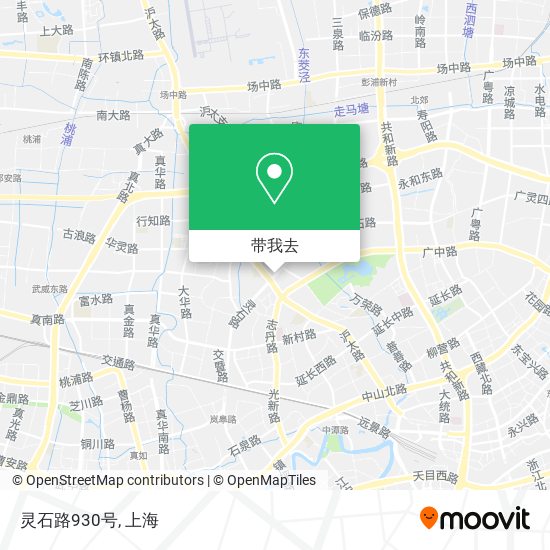 灵石路930号地图