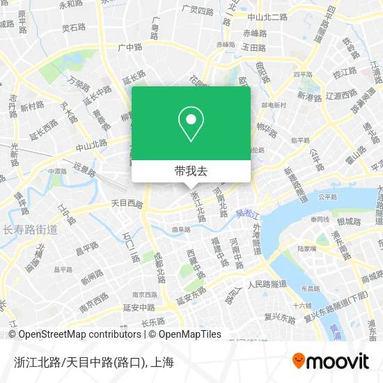 浙江北路/天目中路(路口)地图