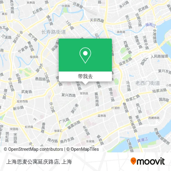 上海思麦公寓延庆路店地图