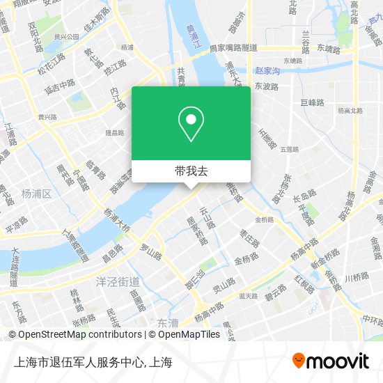 上海市退伍军人服务中心地图