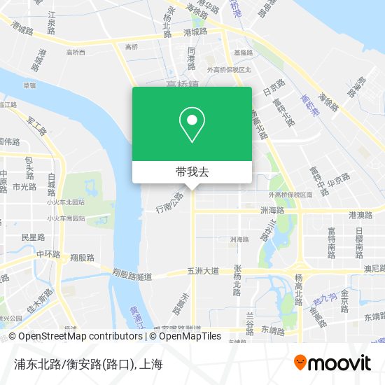 浦东北路/衡安路(路口)地图