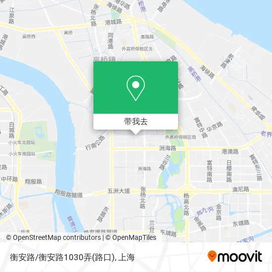 衡安路/衡安路1030弄(路口)地图