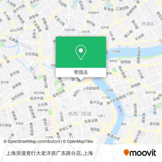 上海浪漫资行大老洋房广东路分店地图