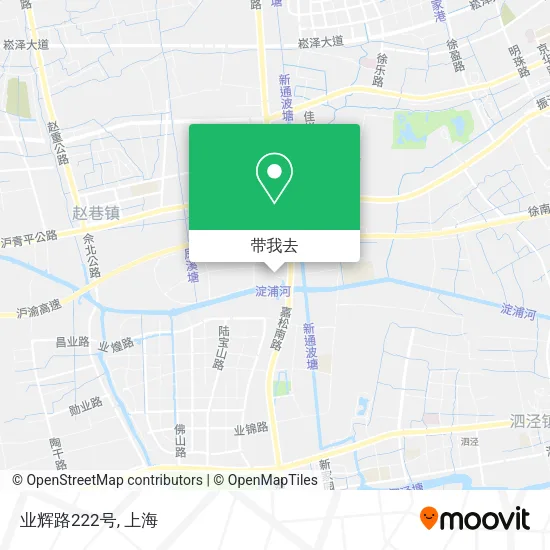 业辉路222号地图