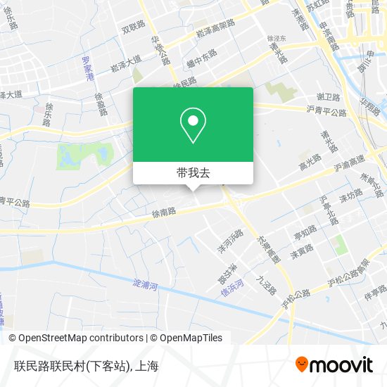 联民路联民村(下客站)地图